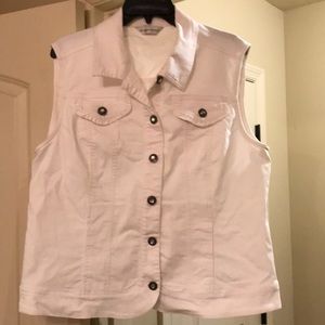 Christopher & Banks denim vest